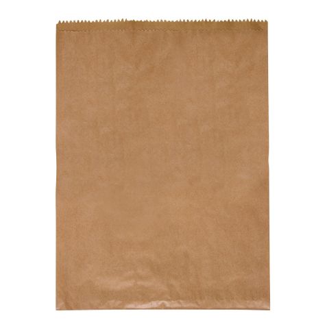 12F BROWN RECYCLED PAPER BAGS FLAT 400X305 500/PK