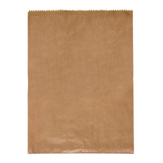 12F BROWN RECYCLED PAPER BAGS FLAT 400X305 500/PK