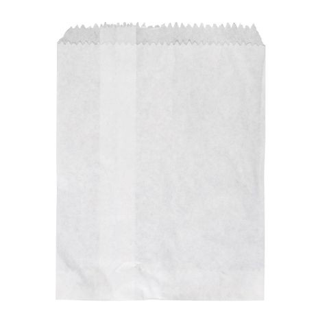 1F  FLAT WHITEPAPER BAG 185x150mm 1000/PK