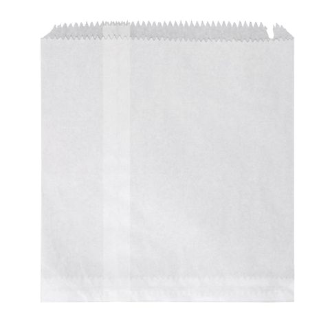 4F FLAT WHITE PAPER BAG 260x240mm 500/PK