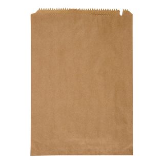 6F BROWN RECYCLED PAPER BAG FLAT 335x240mm 500/PK