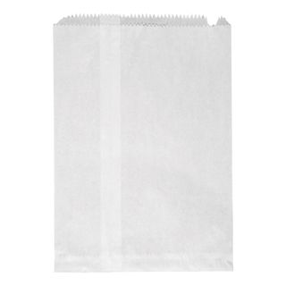 6F FLAT WHITE PAPER BAG 335x240mm 500/PK