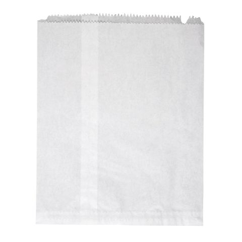 8F FLAT WHITE PAPER BAG 335x270mm 500/PK