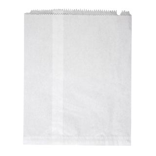 8F FLAT WHITE PAPER BAG 335x270mm 500/PK