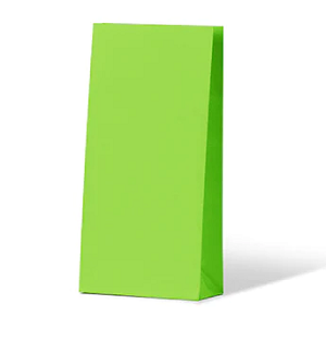 GIFT BAG No1 LIME GREEN 165x85x47 500/CTN