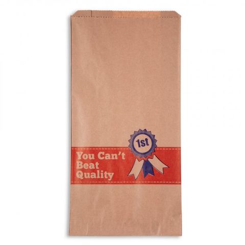 BUTCHER BAG PRINTED MEDIUM #12 395x180x100 250/PAK