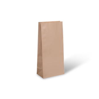 GIFT BAG No3 BROWN KRAFT 220x100x60mm  500/CTN