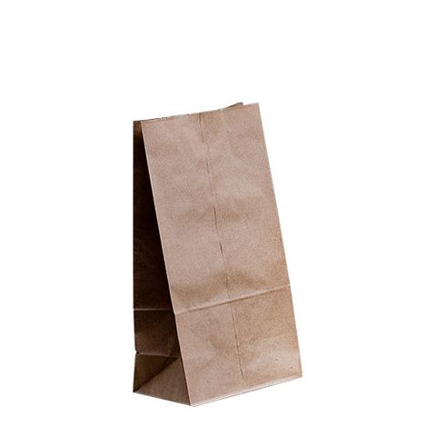 TAKEAWAY FOOD BAG KRAFT No6 273x147x92mm 500/PK 4PKS/CTN