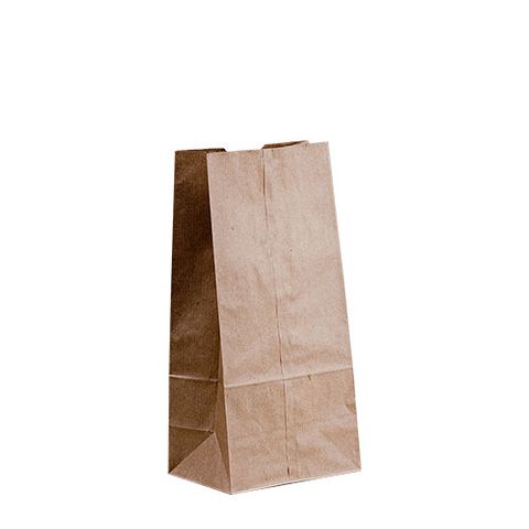 TAKEAWAY FOOD BAG KRAFT No8 315x154x100mm 500/PK 2PKS/CTN