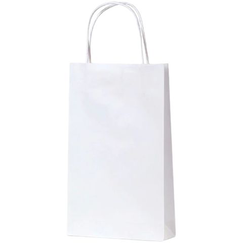 BABY WHITE BAGHANDLED  WB 265x160x50 50PK  10PKS/CTN