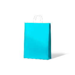 BEACH BLUE MIDIBAG HANDLED BBM 420x310x110 50PK  5PKS/CTN