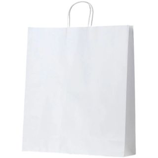 LARGE WHITE BAGHANDLED W3 500x450+125 50PK  5PKS/CTN