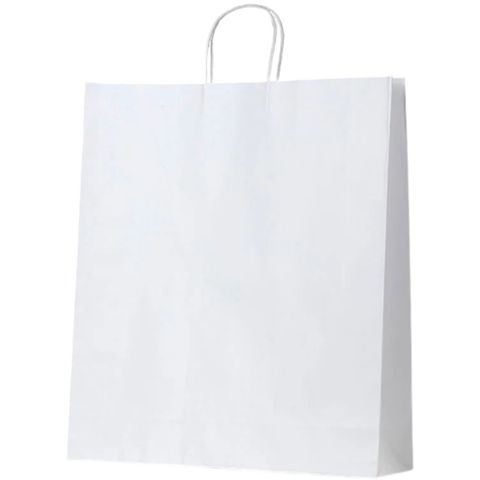 LARGE WHITE BAGHANDLED W3 500x450+125 50PK  5PKS/CTN