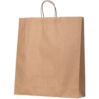 No3 X/LGE  KRAFT BAG HANDLED~ 500x450x120mm   50PK  5PKS/CTN