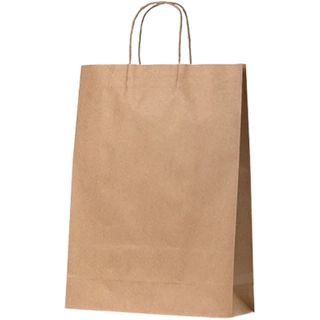 No5 MIDI KRAFTBAG HANDLED 420x320x110mm  50PK  5PKS/CTN
