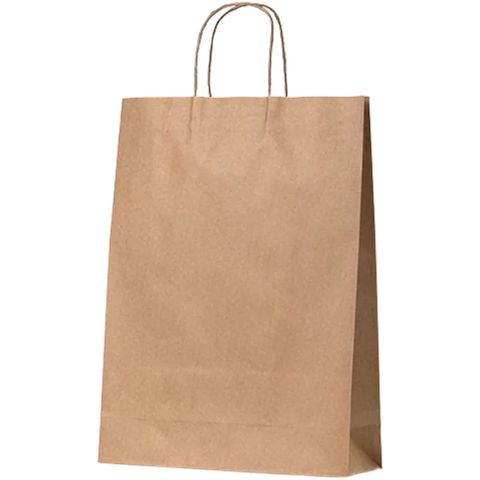 No5 MIDI KRAFTBAG HANDLED 420x320x110mm  50PK  5PKS/CTN