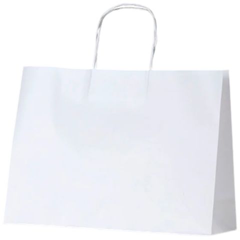 SML BOUTIQUE WHITE BAG HANDLED WSB 250x350x110 50PK  5PKS/CTN