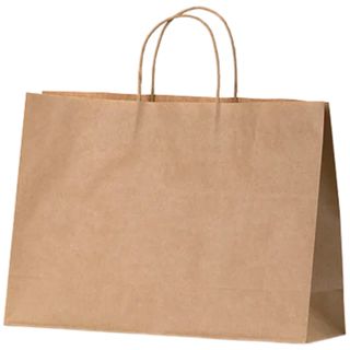 SML BOUTIQUE KRAFT BAG HANDLED 250x350x110 50PK  5PKS/CTN BSB