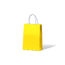SUNNY YELLOW  JUNIOR HANDLED 290x200x100 50PK 5PKS/CTN *DNR