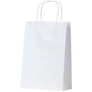 WHITE JUNIOR BAG HANDLED WJ 290x200x100 50PK   5PKS/CTN
