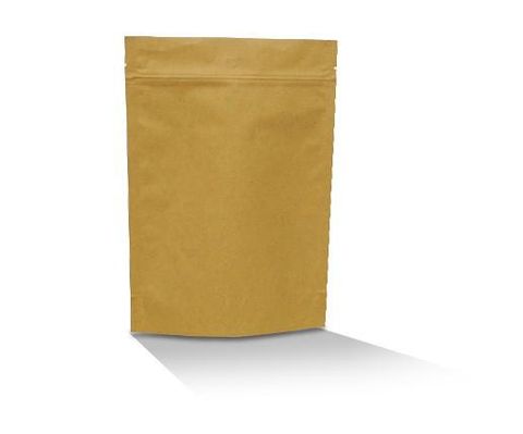 COFFEE POUCH KRAFT 500gm 190x270x50 50/PK 10PKS/CTN