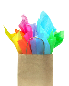 TISSUE PAPER RAINBOW 6 COLOUR 500x760 480/REAM