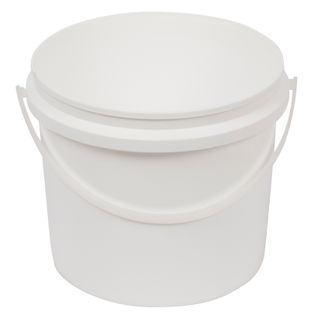 2.2lt PLASTIC PAIL WHITE  NCI 1/ONLY 120/CTN