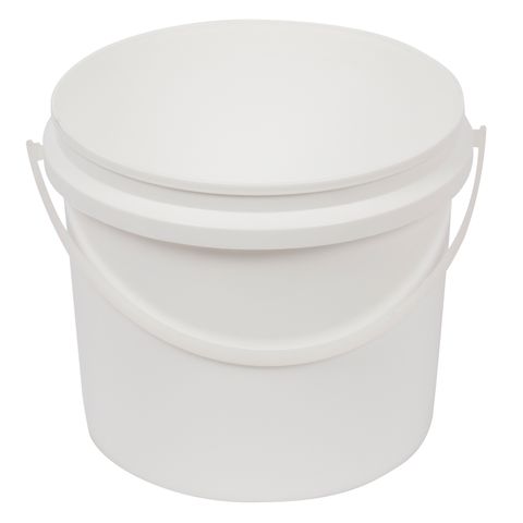 2.2lt PAIL PLASTIC WHITE 1/PAIL 120/CTN (NCI)