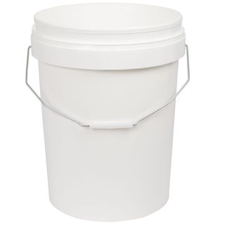 20lt PAIL PLASTIC WHITE 1/PAIL (NCI)