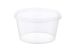 TAMPER  CONTAINER ROUND 480ml C/AWAY 50/PK 10PKS/CTN 118x65