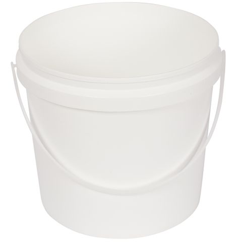 5lt PAIL WHITEPLASTIC 1/PAIL  72/CTN (NCI)
