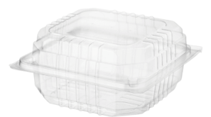 CVP047 BURGER CLAM HINGED LGE 115x115x65mm  250PK   4PKS/CTN