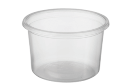 CONTAINER ROUNDCLEAR 100ml FC100  50PK    20PKS/CTN