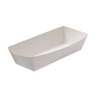 HOT DOG TRAY WHITE 190x70x50 125/PK 2PKS/CTN