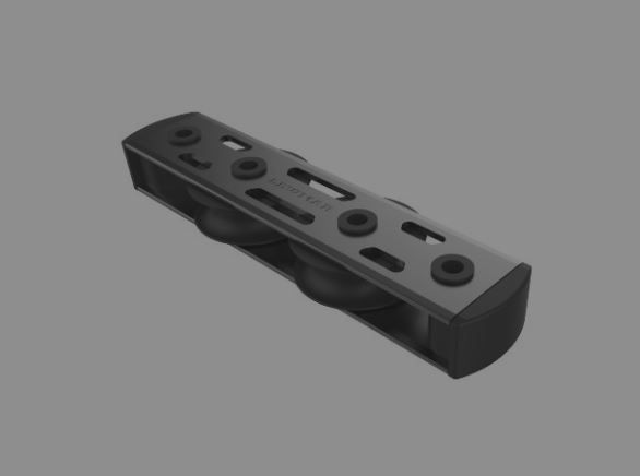 4 SHEAVE ORGANISER 40 MM GREY
