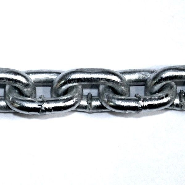 7MM DIN766 CHAIN HOT DIPPED GALVANISED / METRE