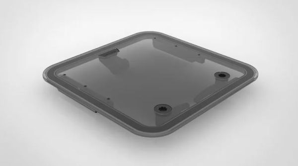 FLUSHMTWH 200X490 GRYBLK PL AL