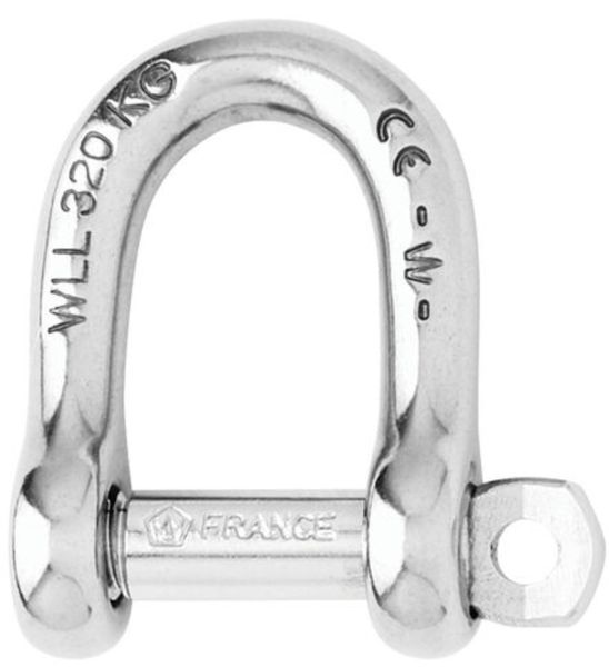 STRAIGHT SHACKLE D  6 STANDARD