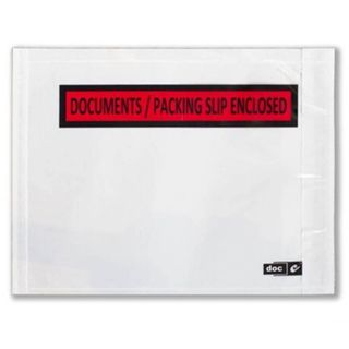 PACKING SLIP ENCLOSED ENV RED /BLACK WRITING