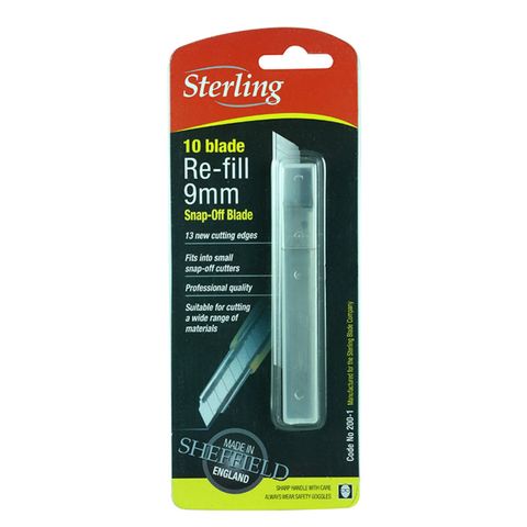 STERLING SNAP OFF BLADE 9MM