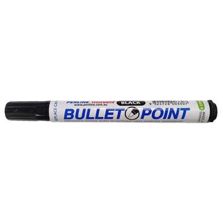 PERMANENT MARKER BULLET POINT BLACK