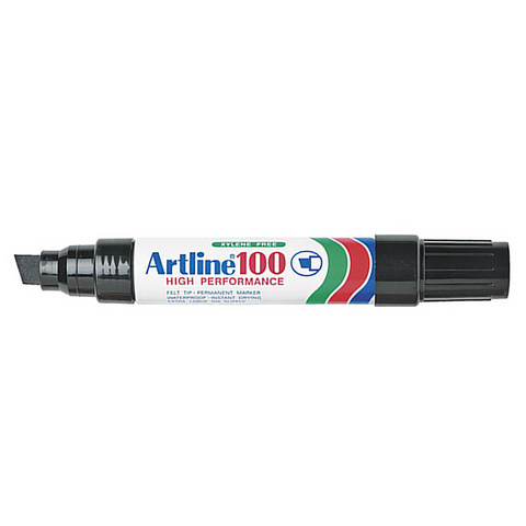 JUMBO PERMANENT MARKER CHISEL TIP BLACK