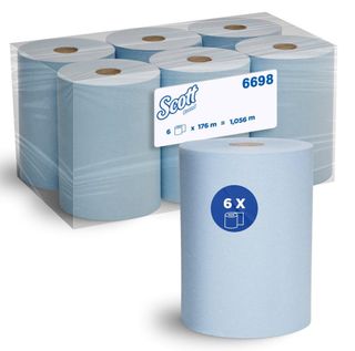 6698 SCOTT SLIMROLL HAND TOWEL BLUE