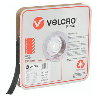 VELCRO PS0172 BLACK HOOK 19MM X 25M