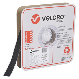 VELCRO PS0172 BLACK HOOK 25MM X 25M