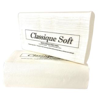 CLASSIQUE SOFT WHITE SLIMLINE HAND TOWEL TAD