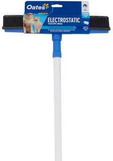 ELECTROSTATIC BROOM WITH TELESCOPIC HANDLE