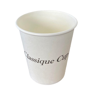 CLASSIQUE 6OZ SINGLE WALL WHITE PAPER CUP