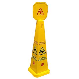 SAFETY CONE CAUTION WET FLOOR LARGE 1170MM