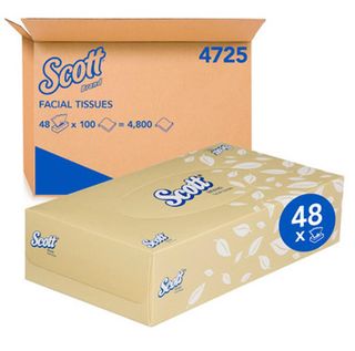 SCOTT 4725 FACIAL TISSUE 2 PLY